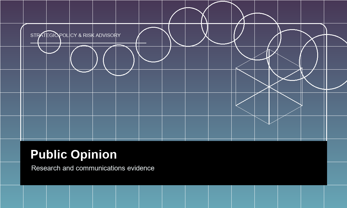 Research and Insights Framework Shows Demand for Evidence-Led Public Decisions