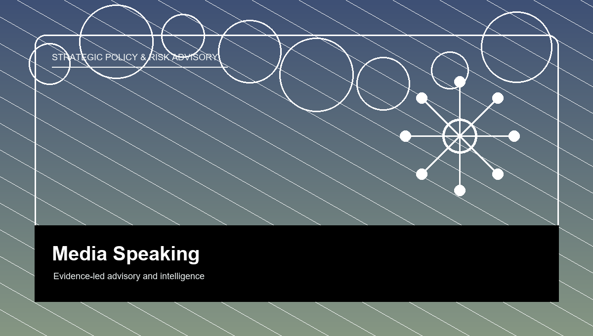 Media / Speaking Enquiry